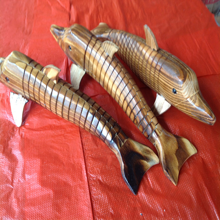 南岳秋娥工艺木鱼 木质海鱼 玩具鱼,工艺