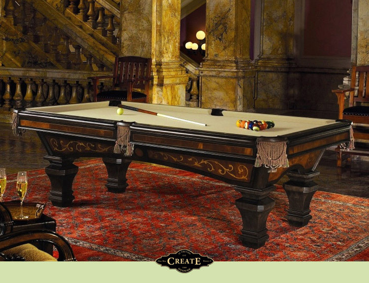 "凯撒大帝"美式古典台球桌,豪华家用桌球台,九球台(8英尺)