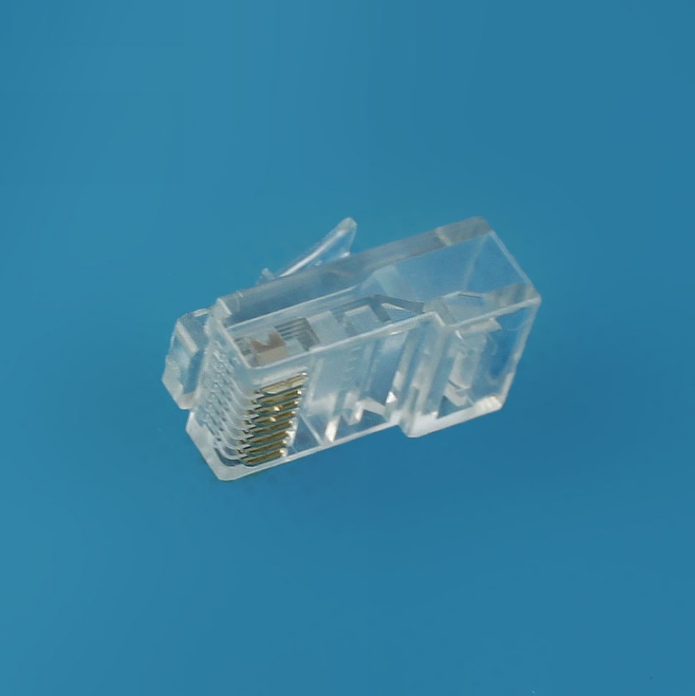 网络压线钳专用 网络水晶头 rj45 网线水晶头 8p8c(20个袋装)