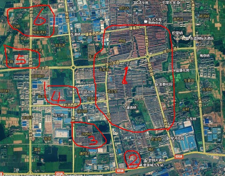 织里镇街景地图图片