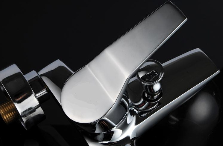 锌合金 淋浴花洒套装特价 简易淋浴器淋浴龙头带下出水花洒