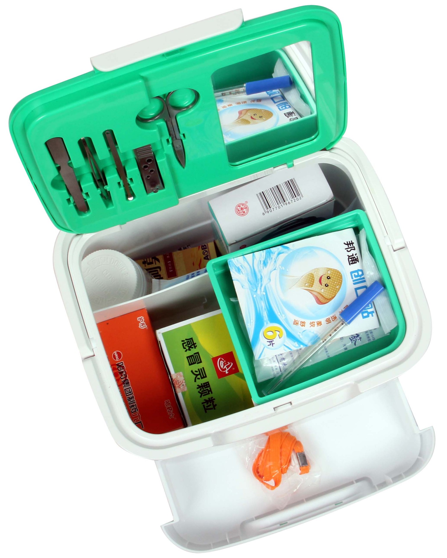 厂家直销 手提小药箱 急救箱 多用途小护士保健箱 家用医药箱