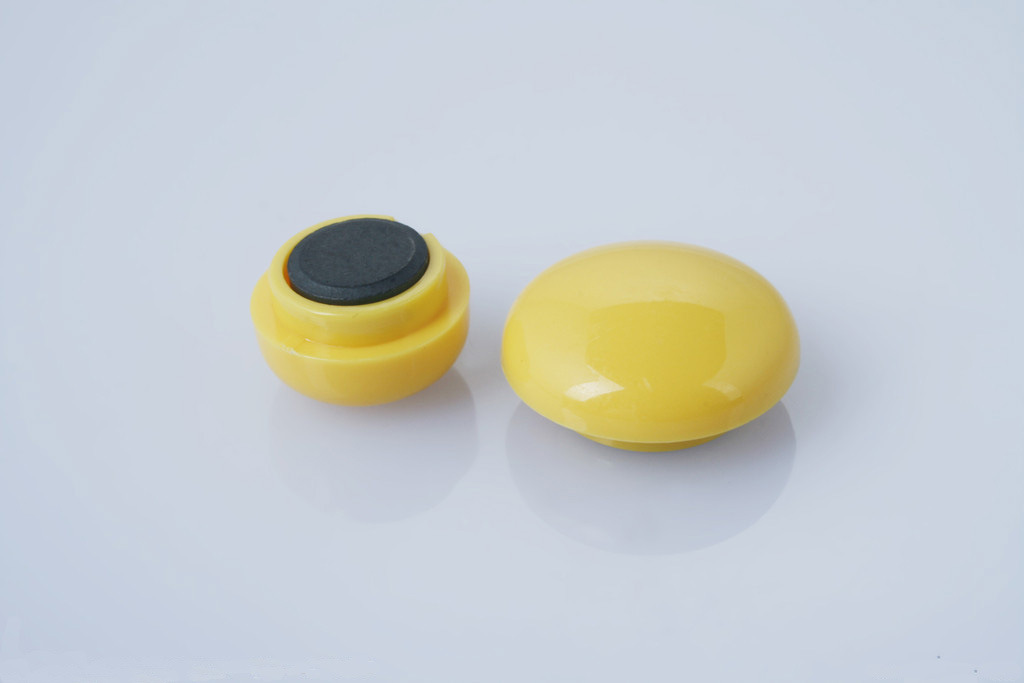 广东广州供应直径15mm平面蘑菇强力白板磁吸 卡装吸铁石磁粒价格