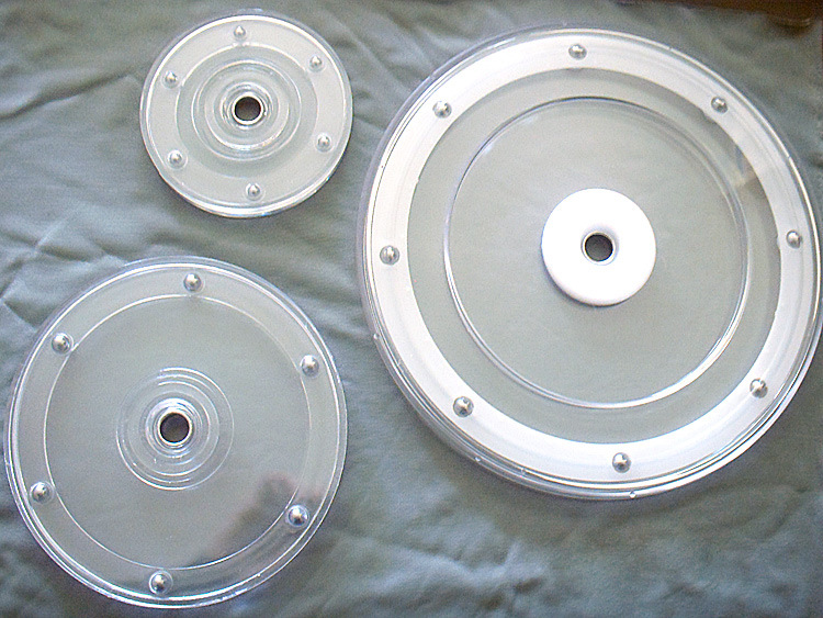 供应优质:玻璃转盘 展示架塑胶转盘 亚克力转盘 餐桌转盘 旋转盘