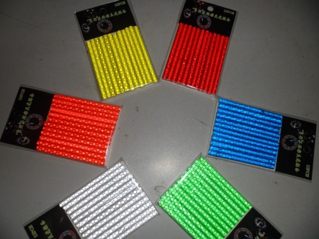 自行车辐条彩色反光棒