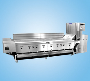 北京中央厨房厂家制造 yzj-4150 连续式油炸机