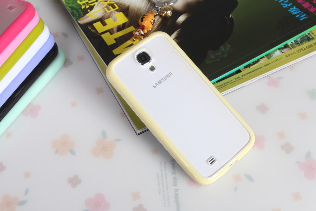 galaxy s4手机套 双色tpu手机套 三星i9500多种材质手机壳有现货