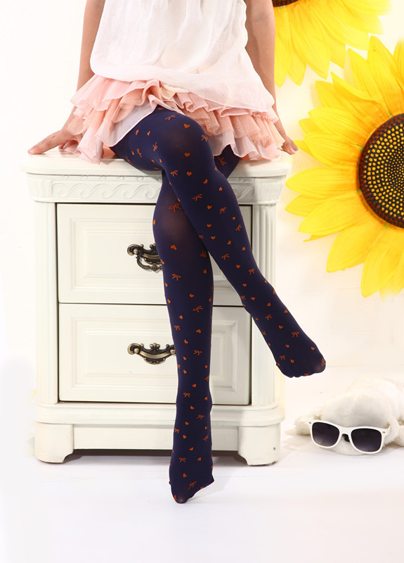 韩版儿童精美提花天鹅绒连裤袜 糖果色超弹加裆舞蹈袜 打底裤