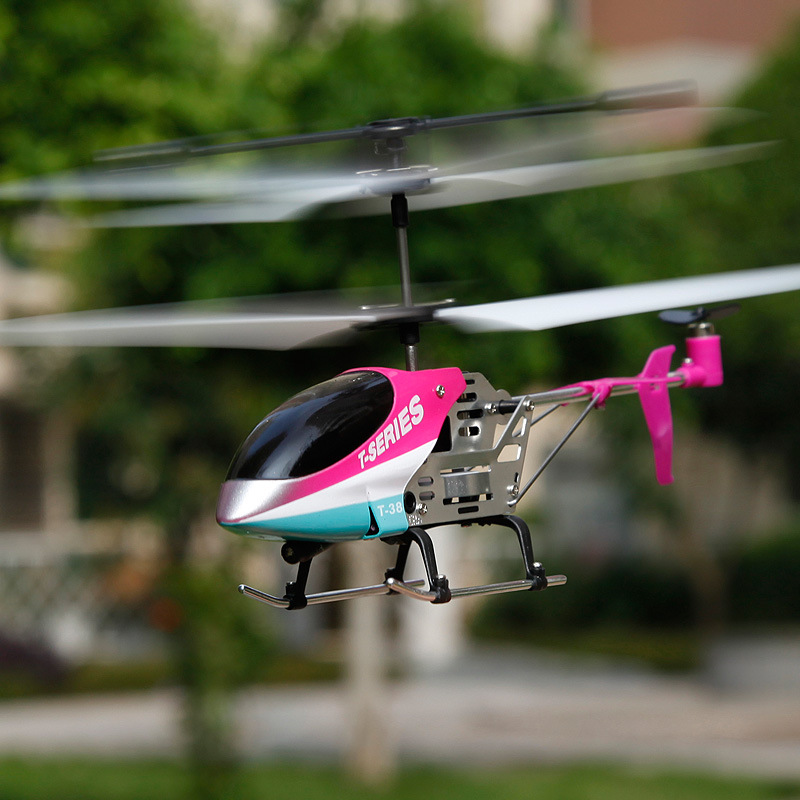 美嘉欣充电合金三通道遥控飞机 遥控直升飞机 t38