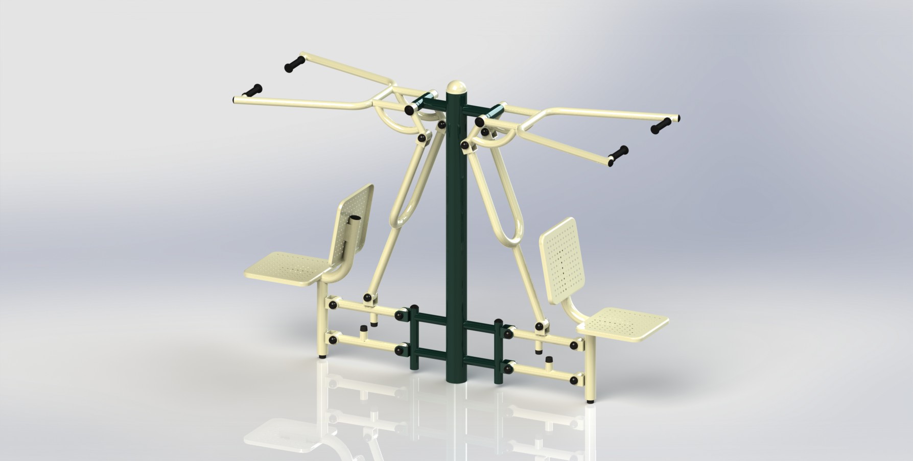 健身器材批发直销商 社区健身器材 户外健身设备 三人扭腰