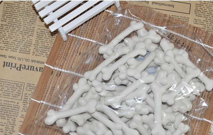 现货宠物零食批发 洁齿牛奶骨 狗狗高钙食物小奶骨500g