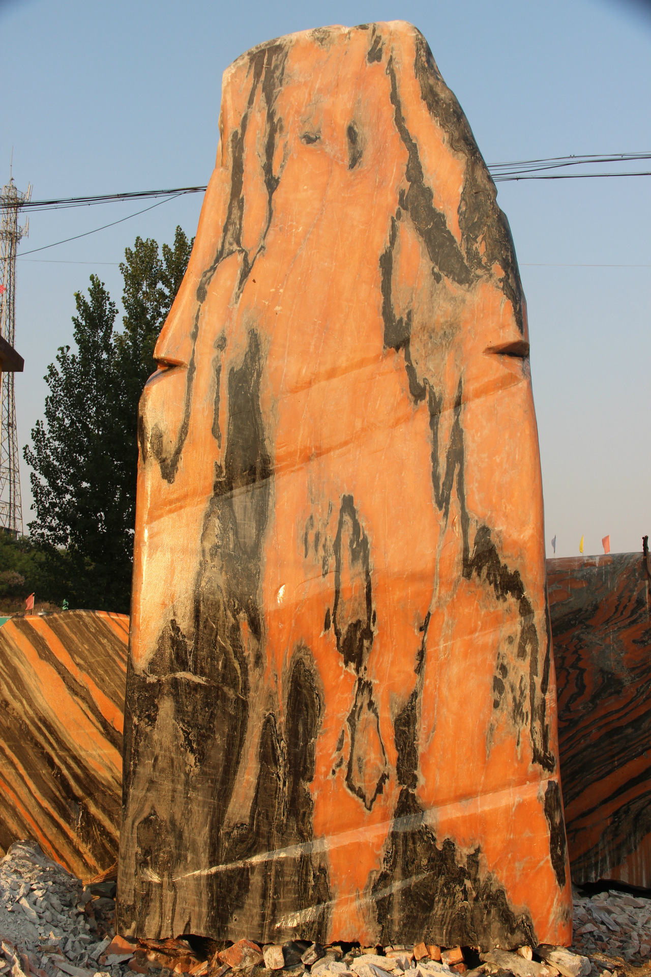 晚霞红石材-景观石图片_3