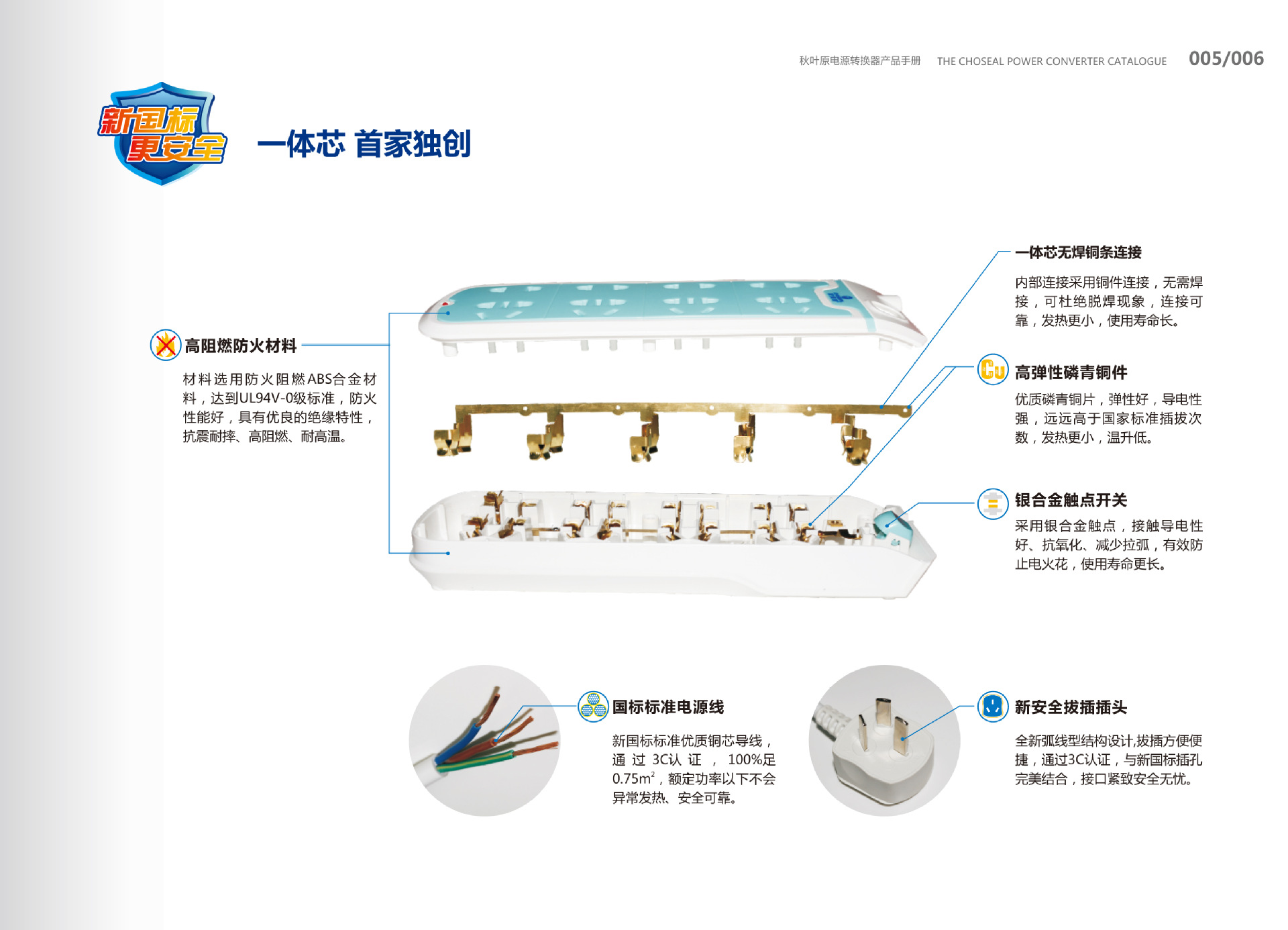 插线板内部图图片