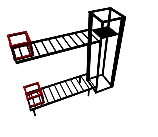 设计要点 ●往复式升降机根据运载重量可分为轻型与重型