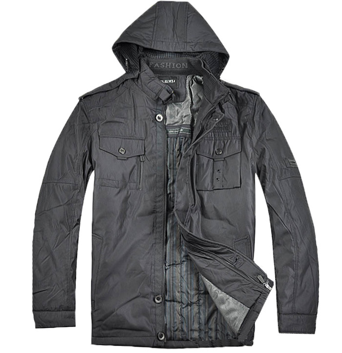 品牌狮龙共舞男款 棉衣男式中长款 2013新款时尚休闲棉服