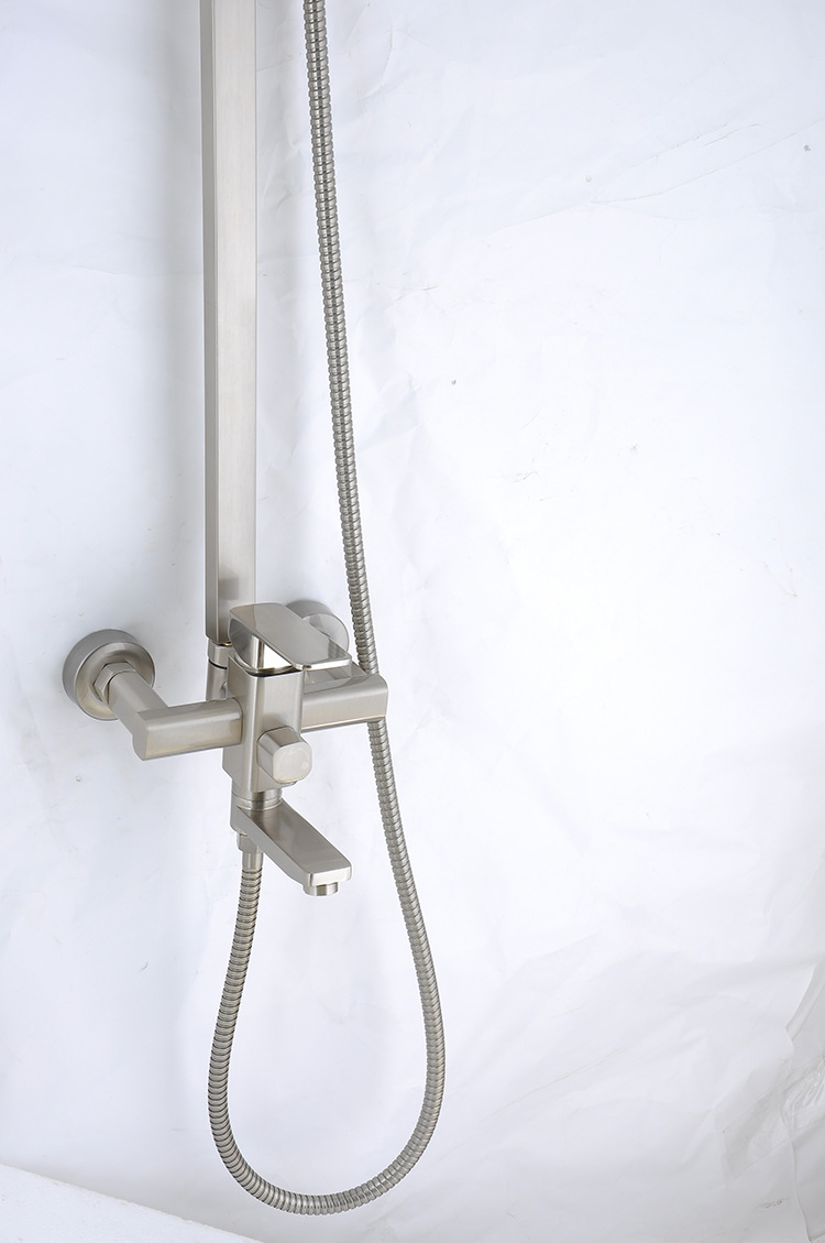 淋浴套装批发 拉丝淋浴花洒套装 **精致淋浴套装 三档淋浴.