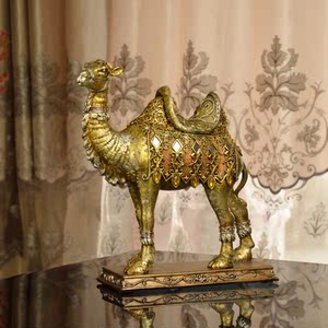 金色骆驼礼品 家居摆设 创意树脂工艺品 淘宝实体店代理 商务赠品