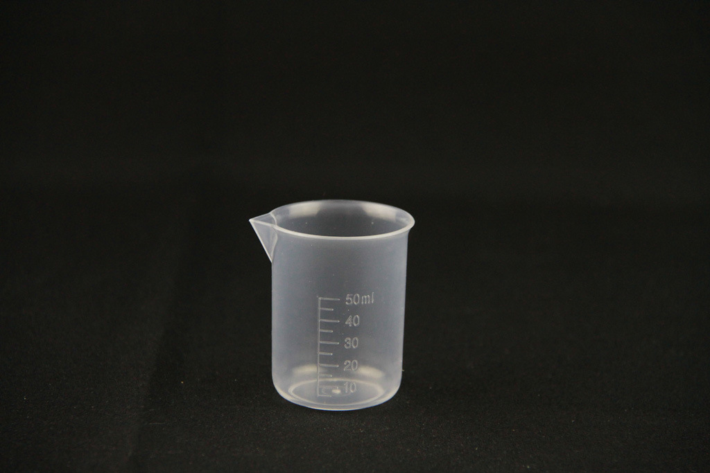 现货供应50ml烧杯 耐酸碱 透明清晰厂家直销