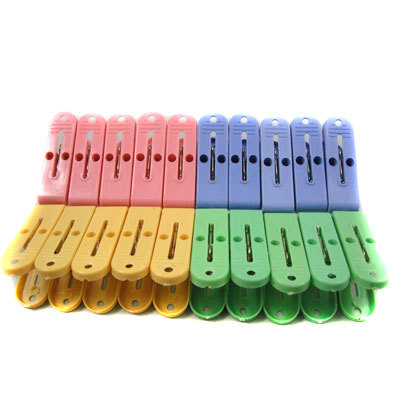 20个平面夹 便利晾衣夹 生活必备 2元店批发 两元超市货源