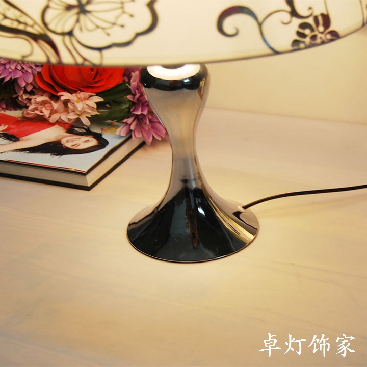 美人鱼创意欧式卧室台灯批发 客厅酒店装饰布艺床头台灯饰灯具厂