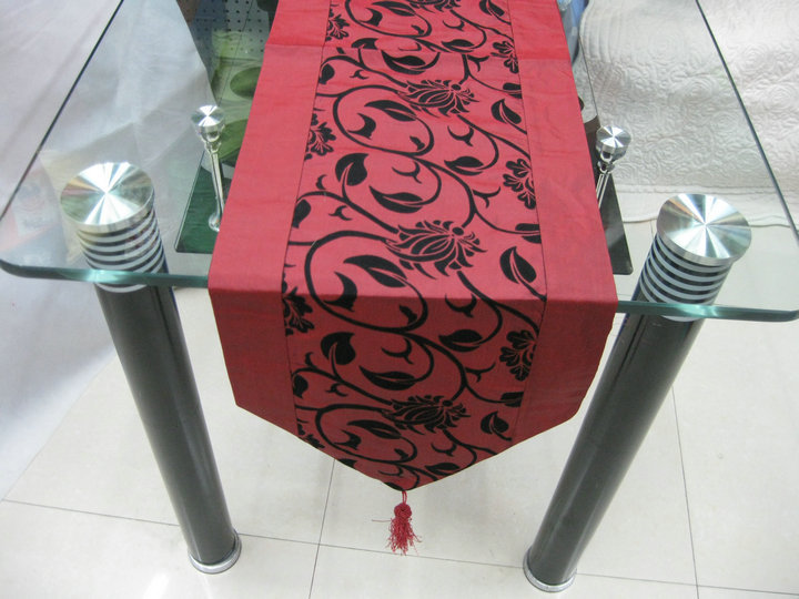 厂家直销欧式简约酒店家居装饰布艺软装长条桌旗台旗定制批发