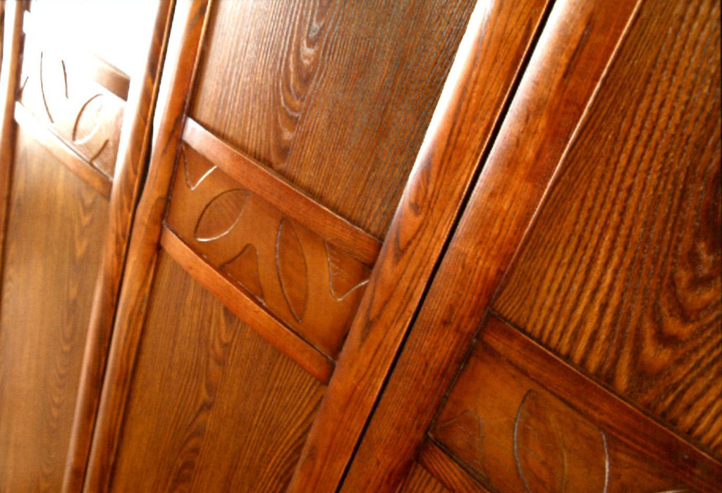 浪度水曲柳板木典雅系列3205a五门衣柜柜体