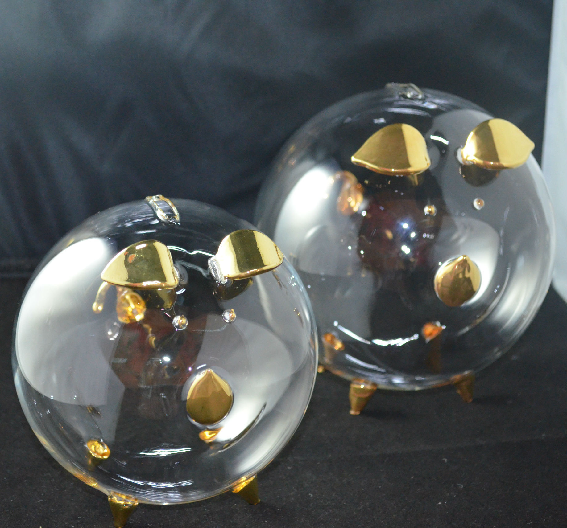 金猪存钱罐,玻璃存钱罐,可爱存钱罐图片_3