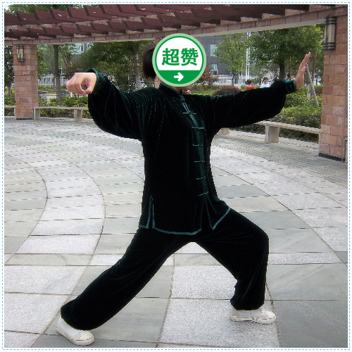 唐帅太极服 武术服 金丝绒 厂家批发 支持混批 支持代发