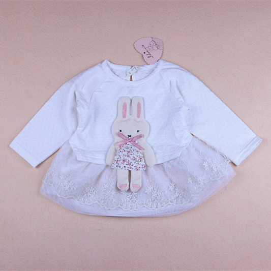 idea童装2014春款韩版米菲兔小摆裙衣3018