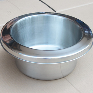 不锈钢平口汤锅 宁式灶配件 厨房用品 炉灶宁式汤锅 不锈钢锅