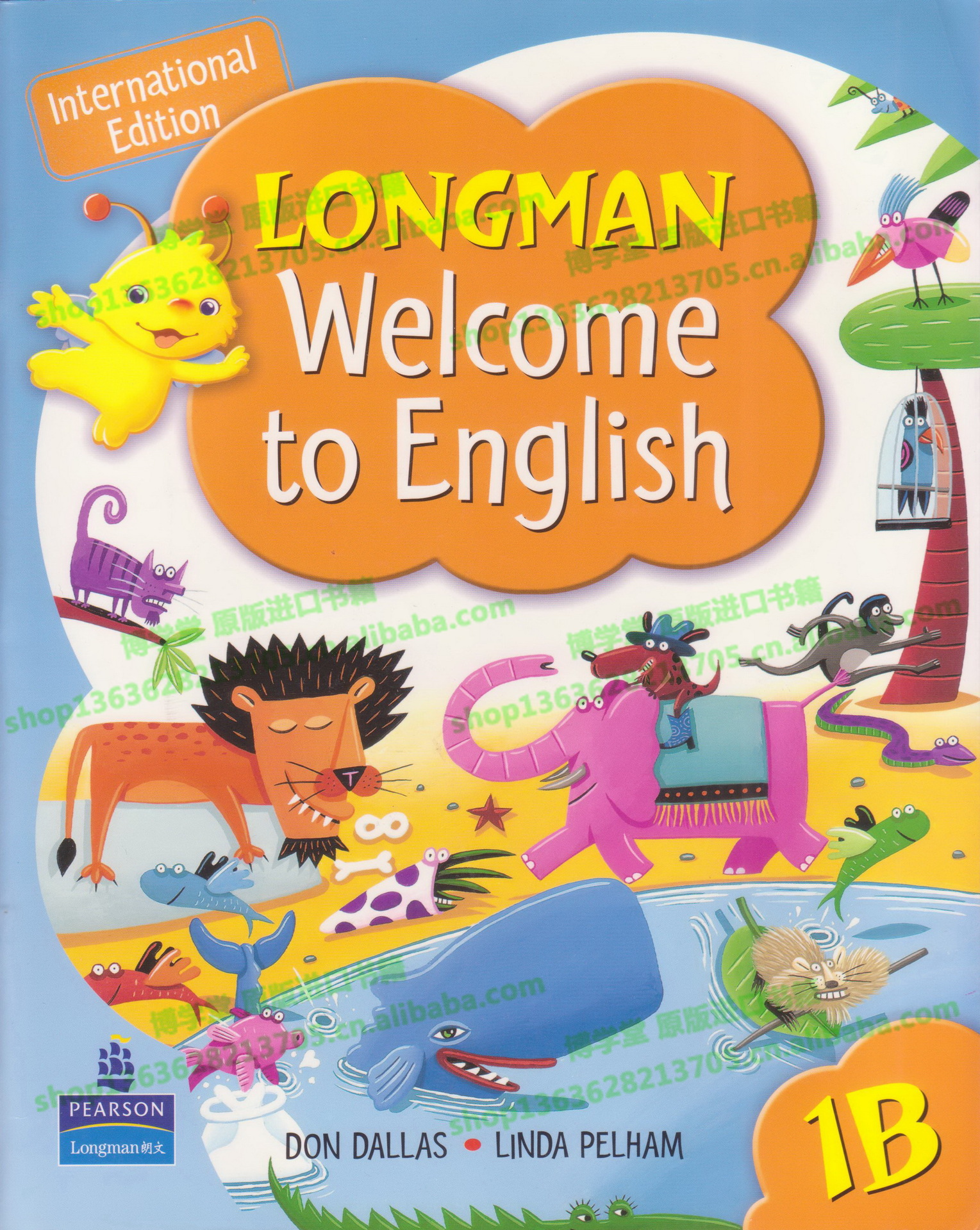 原版朗文英語小學教材 longman welcome to english 1b 學生書