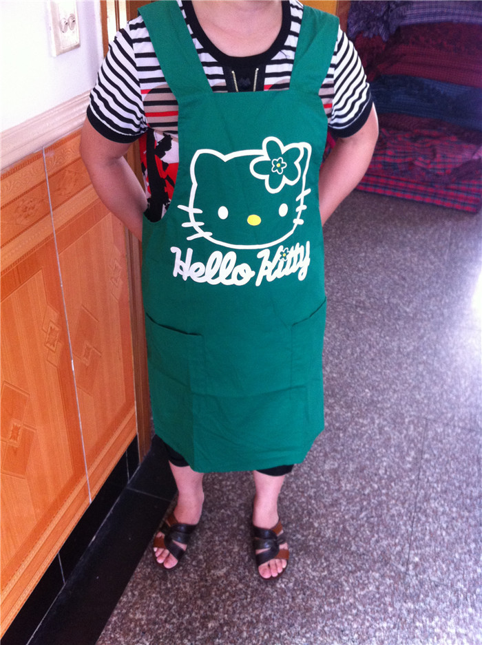 纯棉 妈妈围裙 罩衣 工艺围裙 可定制logo 来图做logo