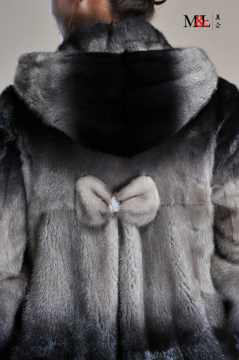 美仑2013新款皮草 貂皮大衣批发 皮草水貂外套特价 厂家反季促销