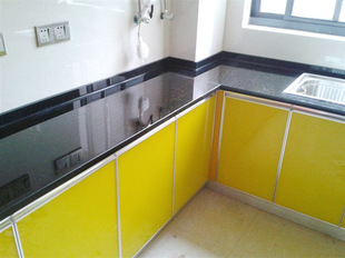 优质防爆玻璃橱柜台面 厨房台面 无污染无辐射 安全健康