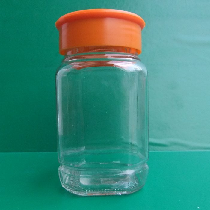 厂家供应高档蜂蜜玻璃瓶 2斤 八角玻璃蜂蜜包装瓶 蜂蜜瓶批发