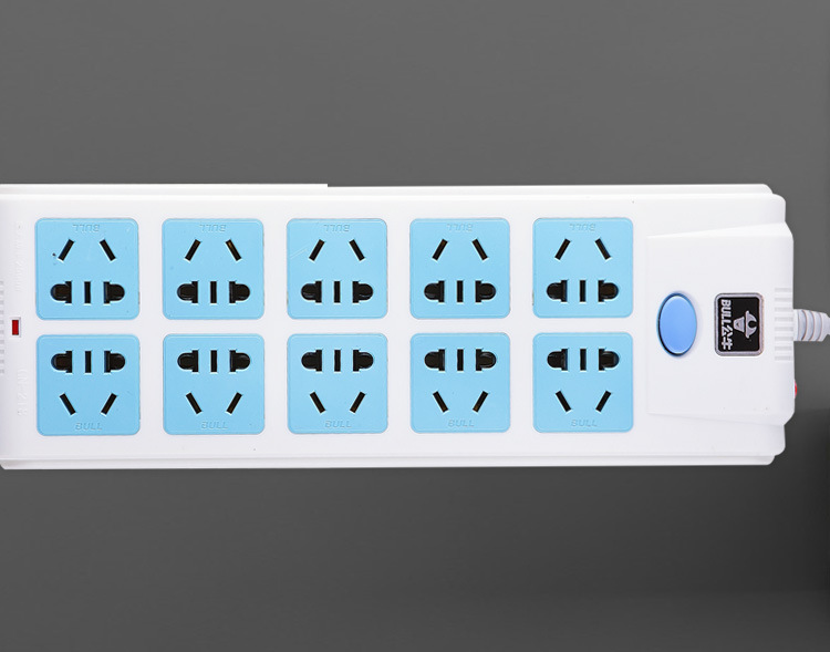 强荐公牛牌插座带开关插座gn2173米公牛接线排假一罚万