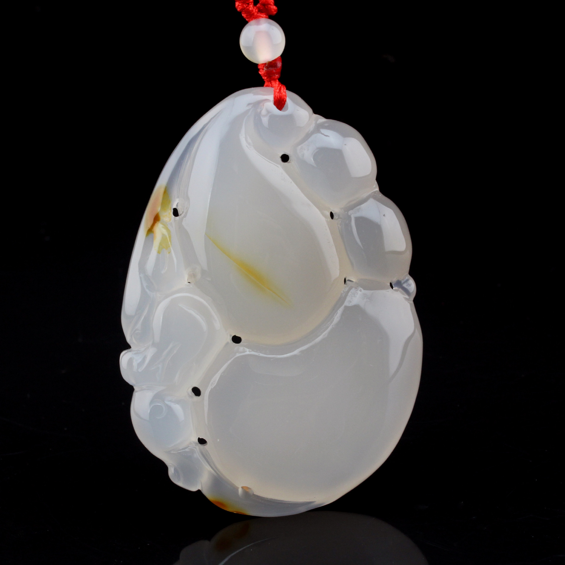 天然玛瑙吊坠冰种玉髓吊坠 宝石项链吊坠批发 玛瑙吊坠批发ydz412