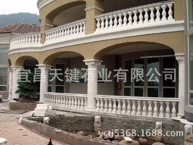 供应大理石栏杆阳台石雕栏杆汉白玉栏杆
