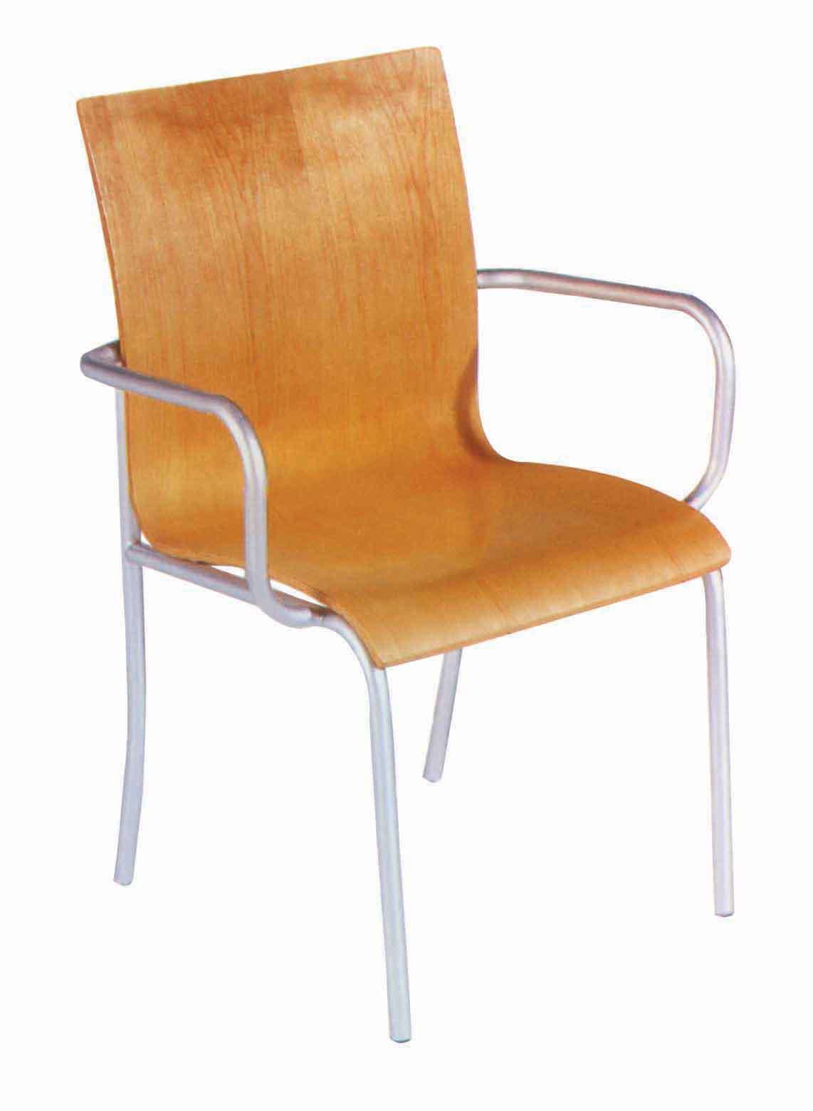 厂家直销曲木椅 弯板椅 麦肯餐椅 快餐椅子jb