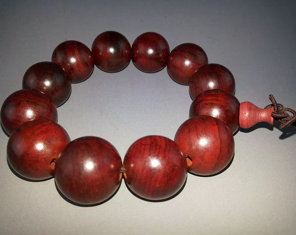 厂家直销批发销售 红酸枝佛珠手串念珠 男女士红木手串 手链批发
