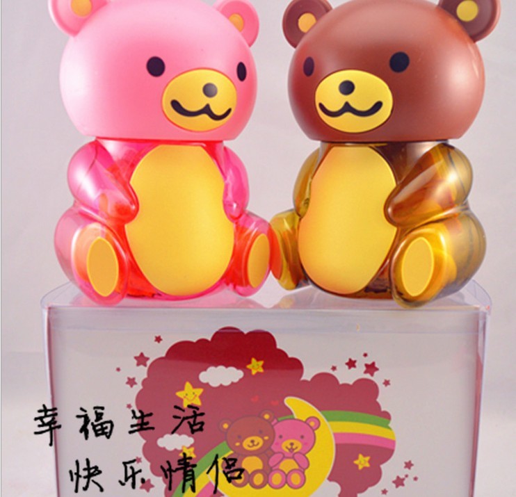 香港进口 淘吉灌装优酪果冻情侣熊 1箱(128g*2*10)