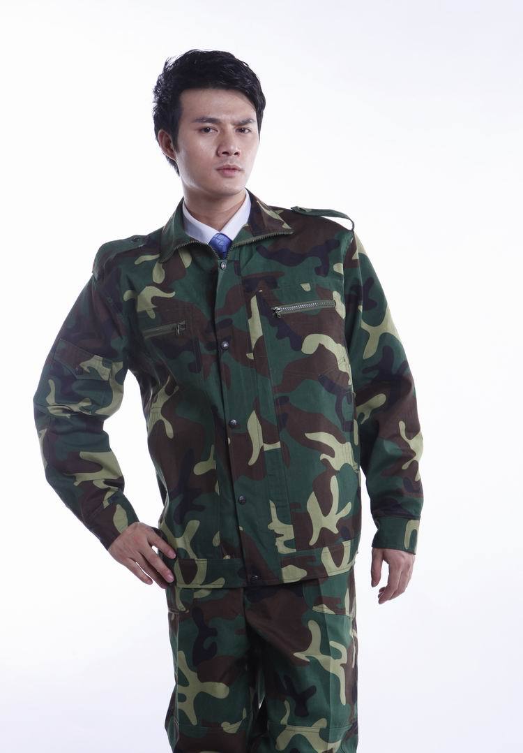 湖南工作服短袖套装作训迷彩军训迷彩陆军迷彩服军服战斗服套装
