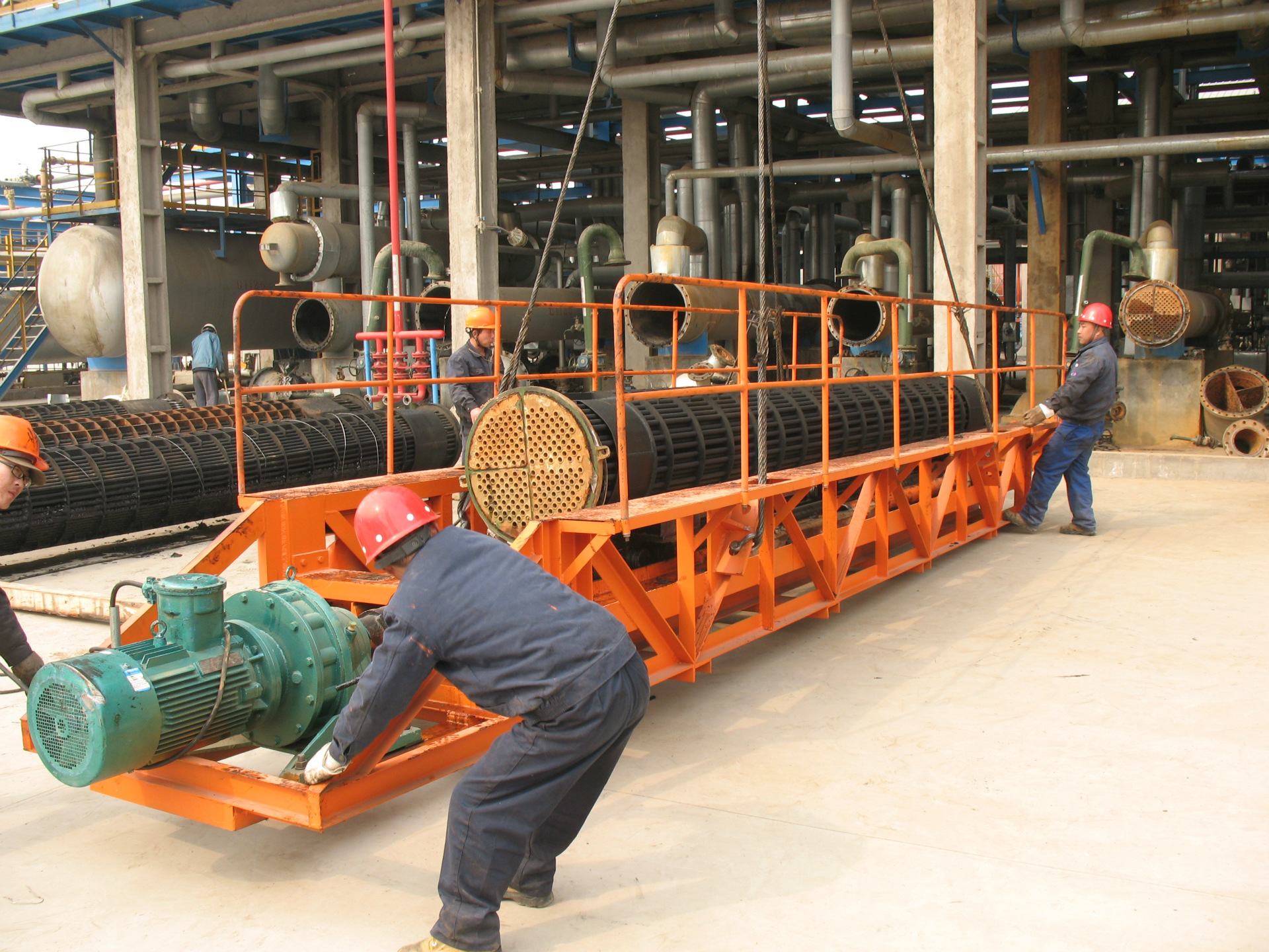 换热器抽芯机 真空泵 换热器机组抽芯机