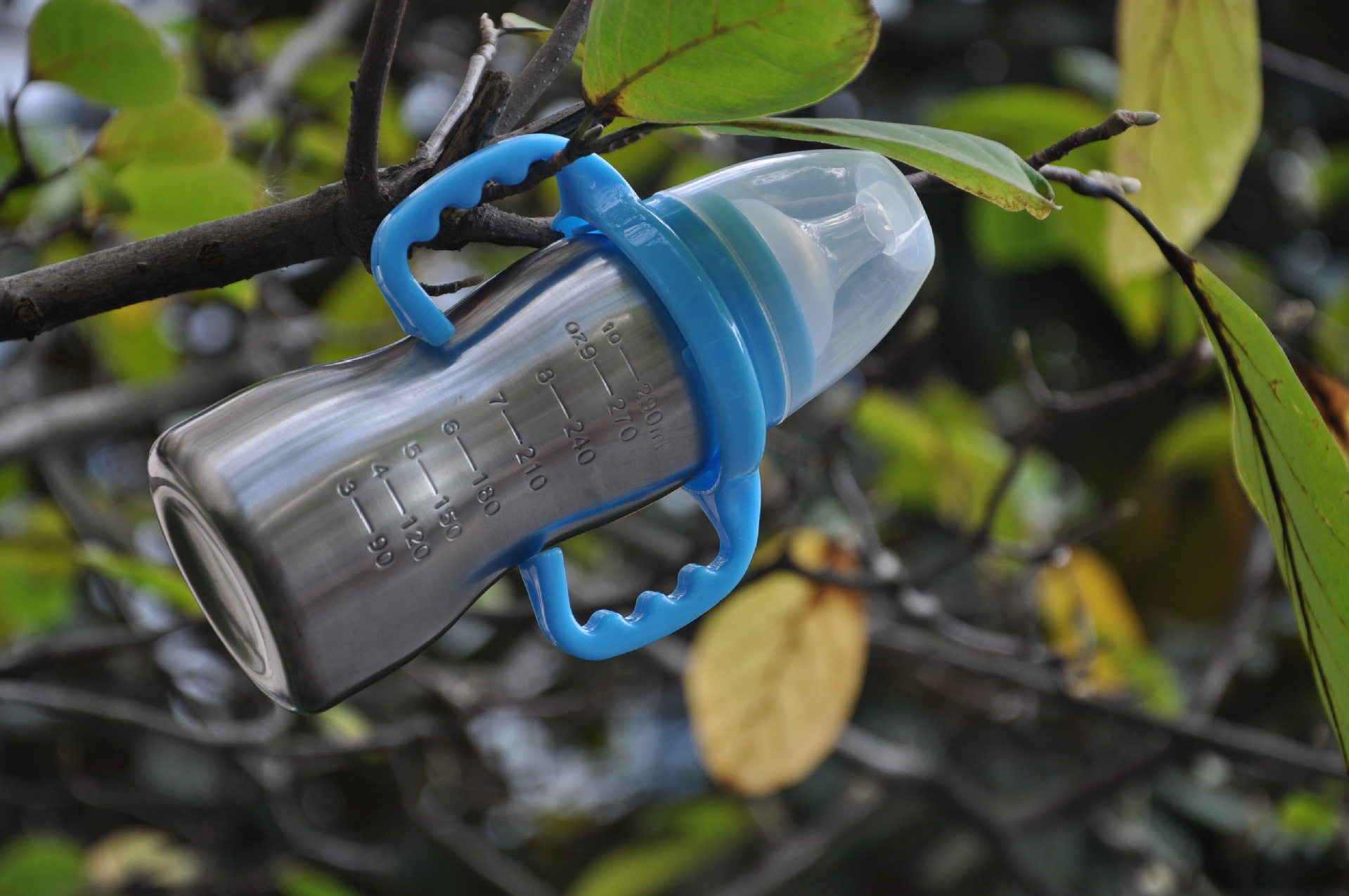 290ml宽口径304不锈钢奶瓶 出口欧美 食品级不锈钢奶瓶厂家批发