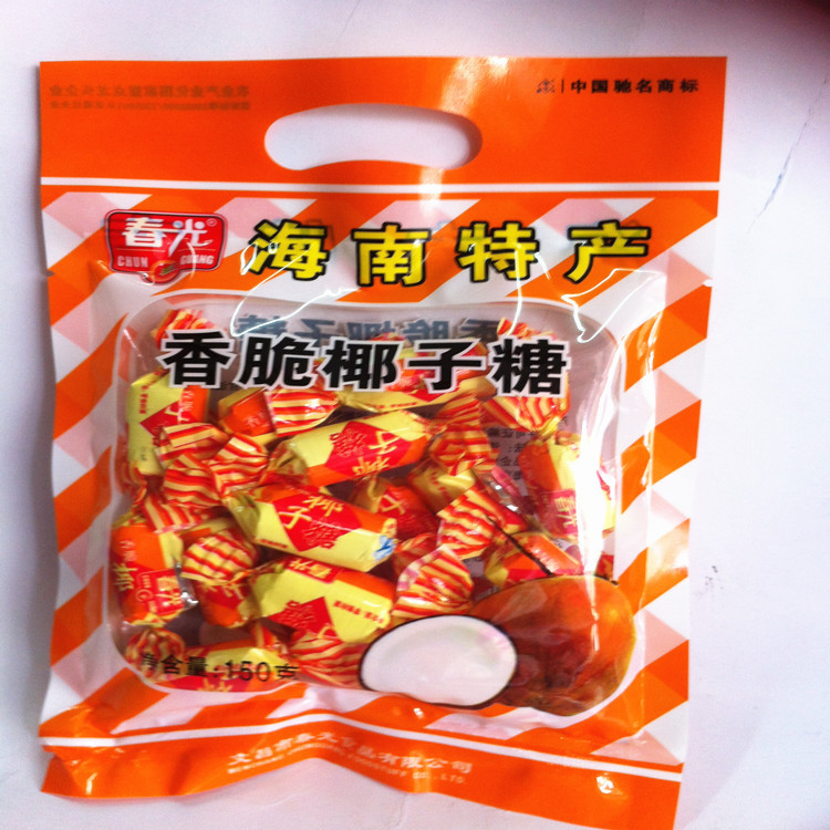 海南特产春光正品 150g香脆椰子糖(150gx50包/箱)