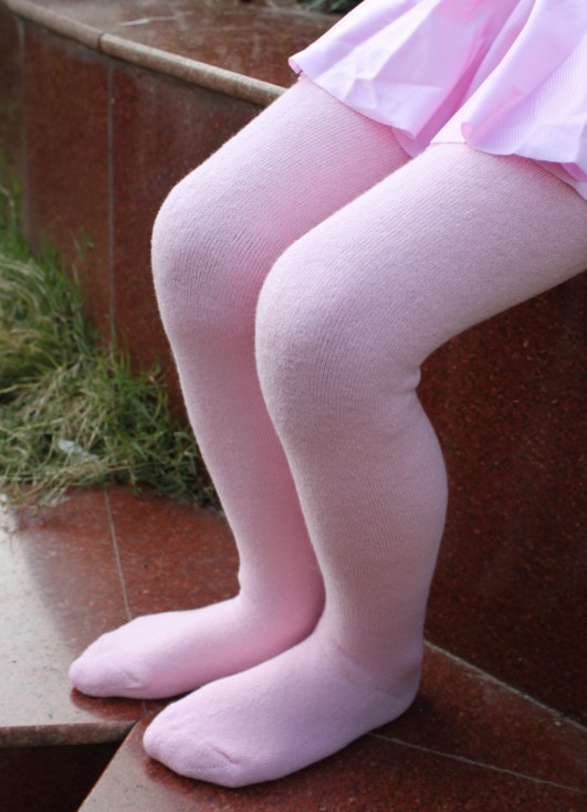 外贸尾单春秋款爱心女童儿童宝宝婴儿连裤袜纯棉大pp02岁