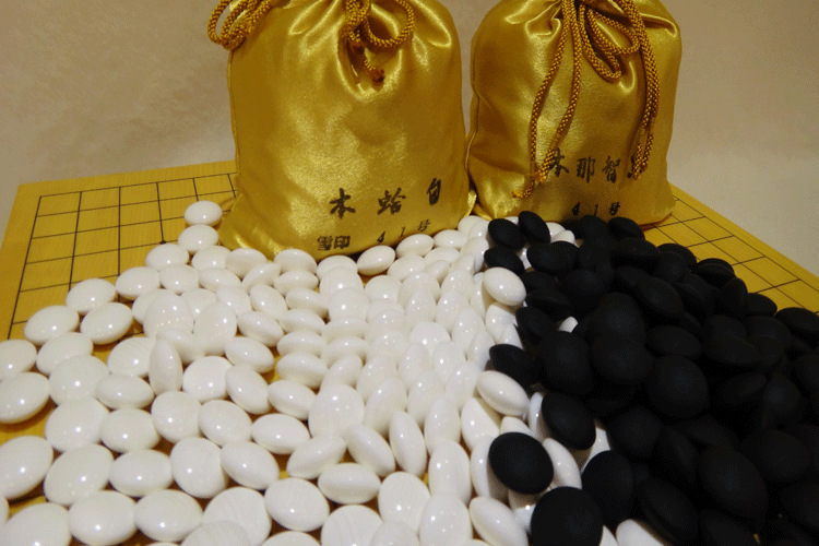 进口高档围棋礼品蛤碁石棋子41号雪印
