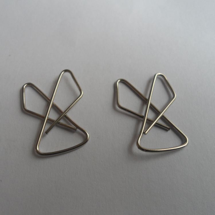 供应蝴蝶回形针 镀镍回形针 异形回形针 创意回纹针