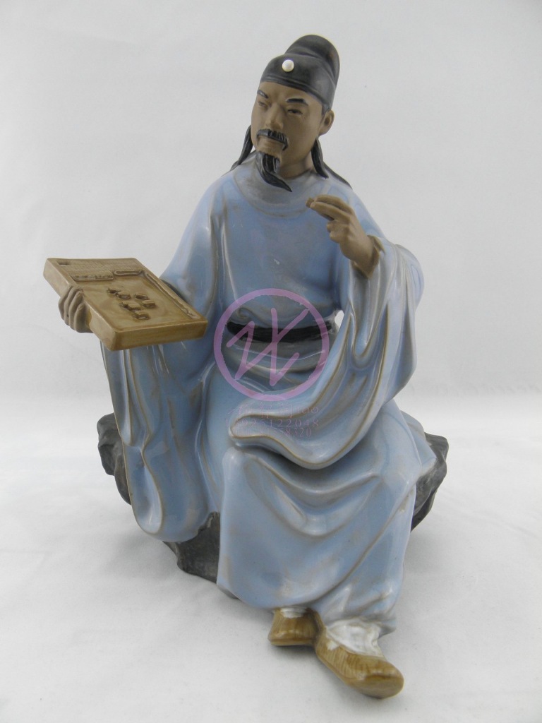 [毕升]活字印刷术发明者,手工制作,盆景假山渔缸摆设,送礼佳品