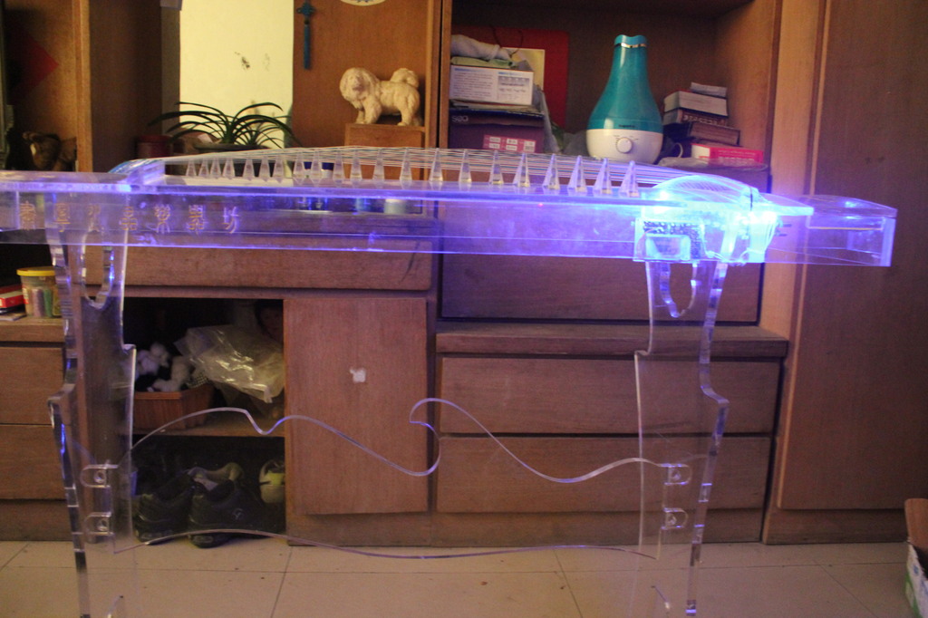 2米水晶古筝图片_4